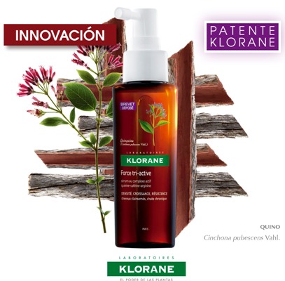 Klorane nuevo Complejo Tri-Activo: fortalece, revitaliza y frena la caída del cabello