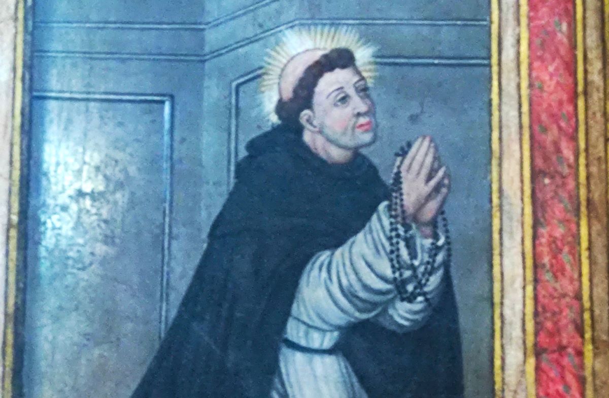 Fray Miguel Antón en la Parroquia de Santa María Magdalena
