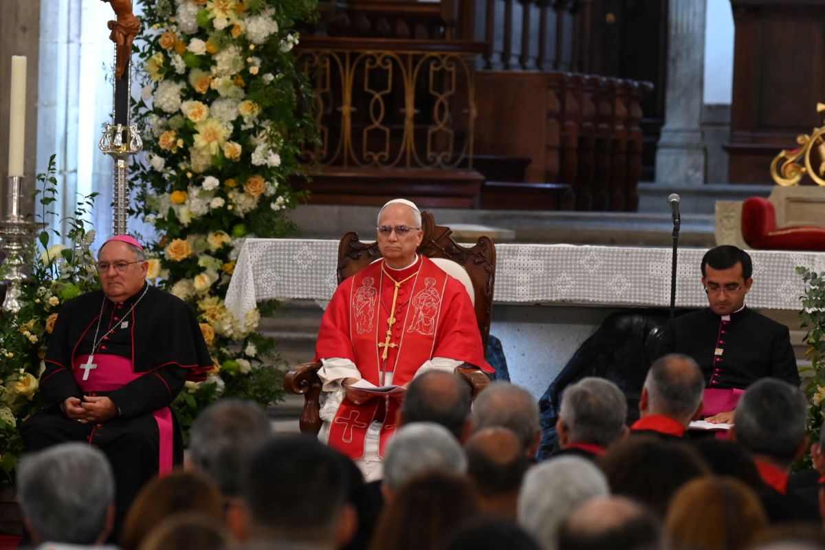 León XIV se reunió con agentes de la Pastoral canaria en la catedral de Santa Ana
